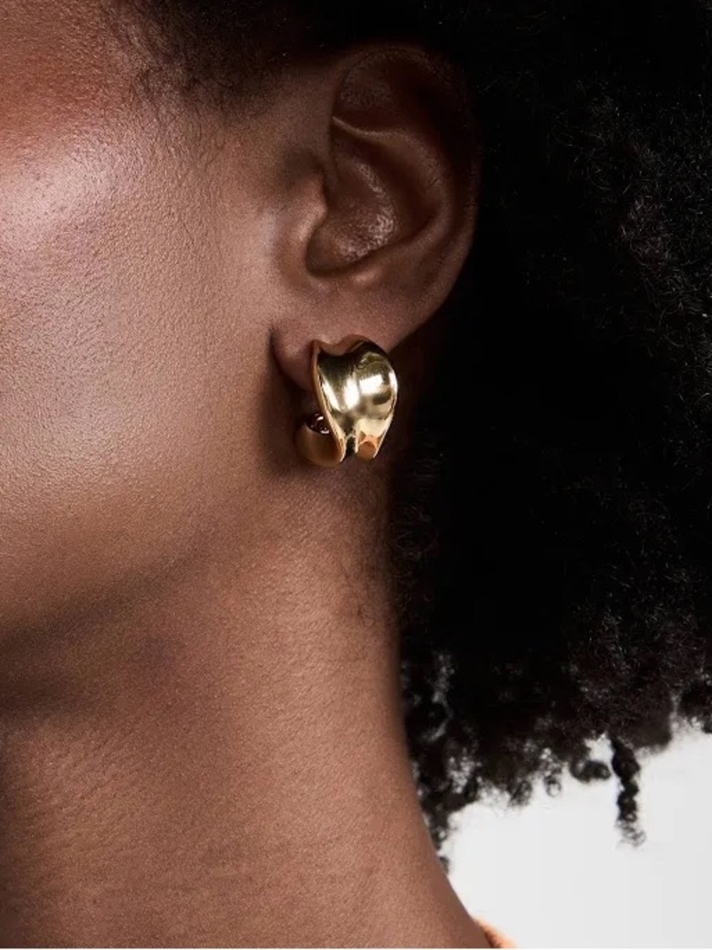 JENNY BIRD Chunky Doune Hoops Gold Earrings